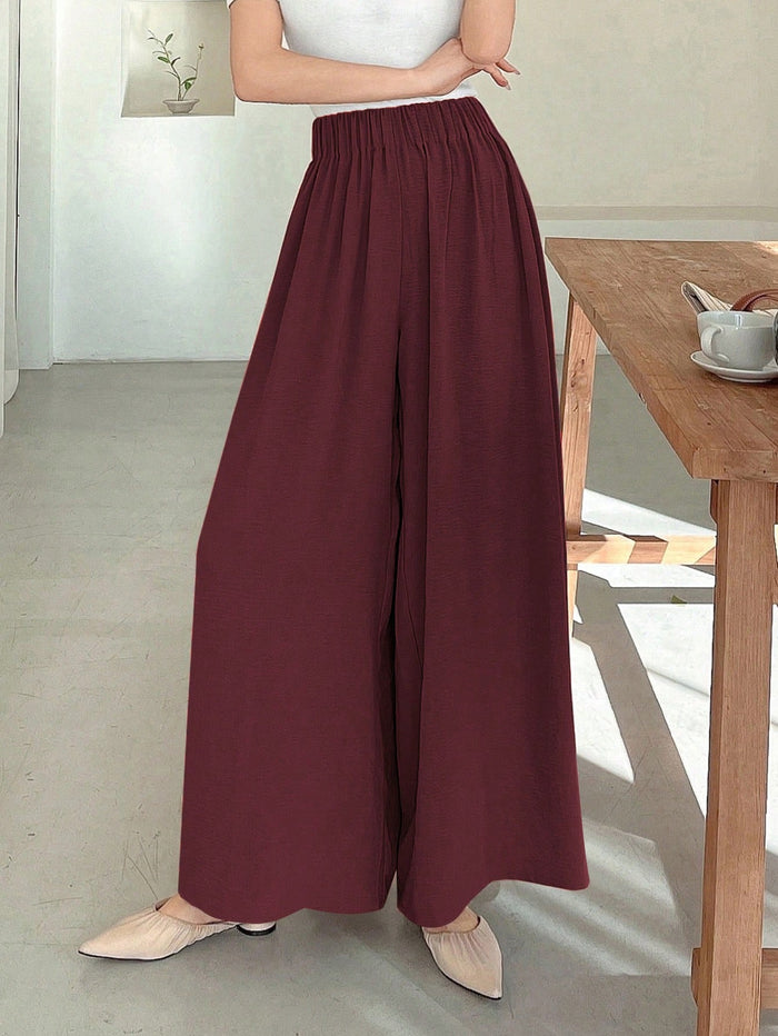WIDE LEG MAXI TROUSER