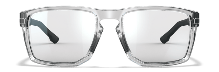 Founder Gloss Crystal Clear with Black Frame