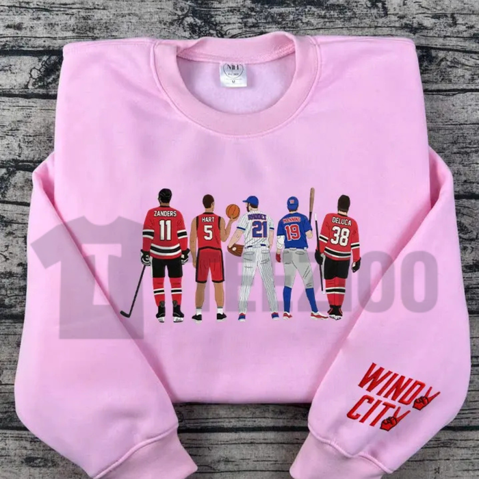 "Windy City" Embroidered Sweatshirt – Chicago Pride Crewneck