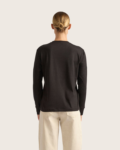 Women's Classic Long Sleeve T-Shirt - Black