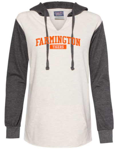 WOMEN'S FRENCH TERRY HOODED PULLOVER