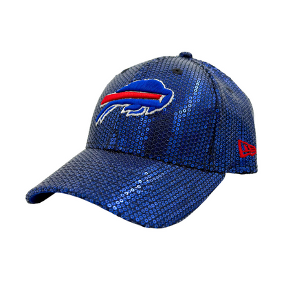 Women's New Era 9FORTY Buffalo Bills Royal Sequin Hat