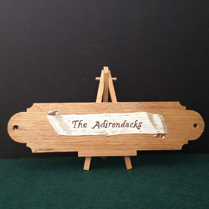 Wood Plaque,Adirondacks