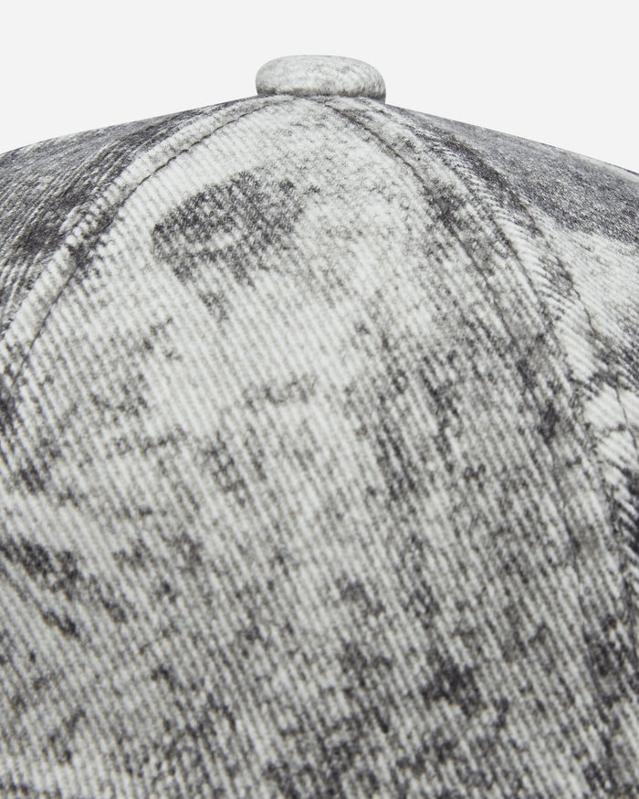 ROA Roa X Wrangler Denim 6 Panel Cap Washed Pattern Owl Dark Hats Caps YBUW2168FA137 BLK0001