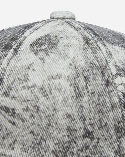 ROA Roa X Wrangler Denim 6 Panel Cap Washed Pattern Owl Dark Hats Caps YBUW2168FA137 BLK0001