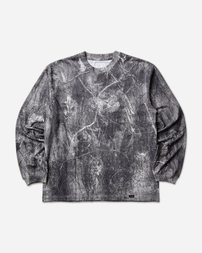 ROA Roa X Wrangler Jersey Long Sleeve Washed Pattern Owl Dark Owl Dark Shirts Longsleeve YBUW085JY05 BLK0001