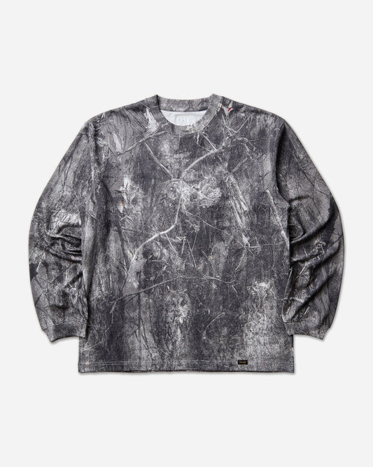 ROA Roa X Wrangler Jersey Long Sleeve Washed Pattern Owl Dark Owl Dark Shirts Longsleeve YBUW085JY05 BLK0001