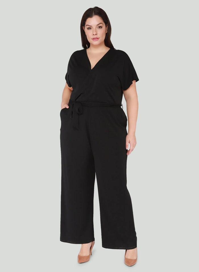 Wrap Front Jumpsuit Acorn Home + Apparel