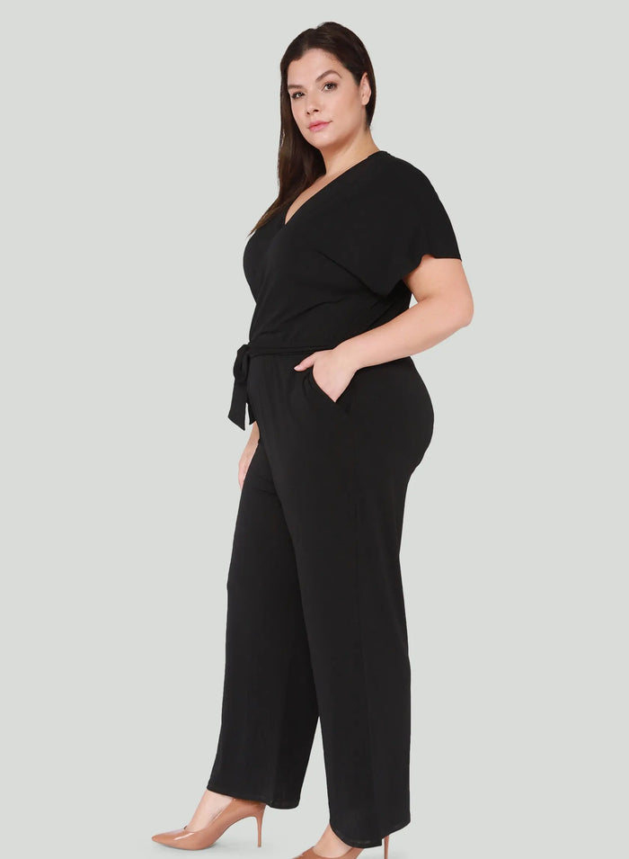 Wrap Front Jumpsuit Acorn Home + Apparel