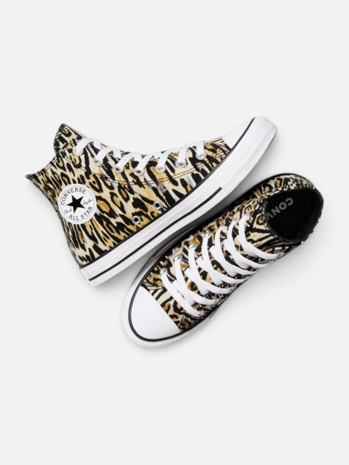 Zapatillas Converse Ctas Leopard Negro/Blanco/MarróN
