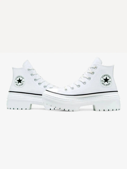 Zapatillas Converse Tacon Chuck Taylor Lugged Hell Hi Platforma Blancas