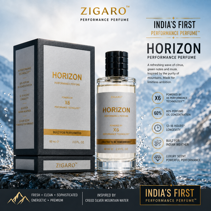 Zigaro™ HORIZON Performance Perfume || Inspired From Creed Silver Mountain