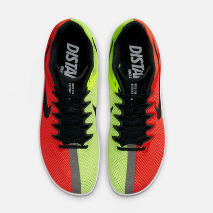 Top view of Nike Zoom Rival Distance Spikes.